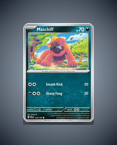 Collector’s Guide: Maschiff (Paldea Evolved #142)