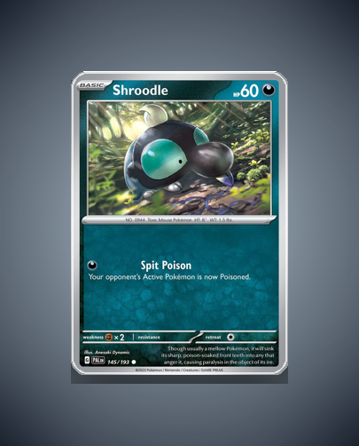 Collector’s Guide: Shroodle (Paldea Evolved #145)