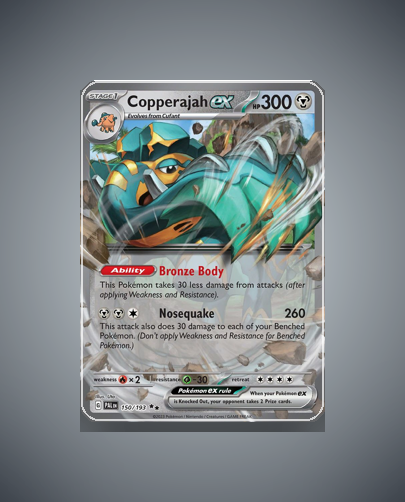 Collector’s Guide: Copperajah ex (Paldea Evolved #150)