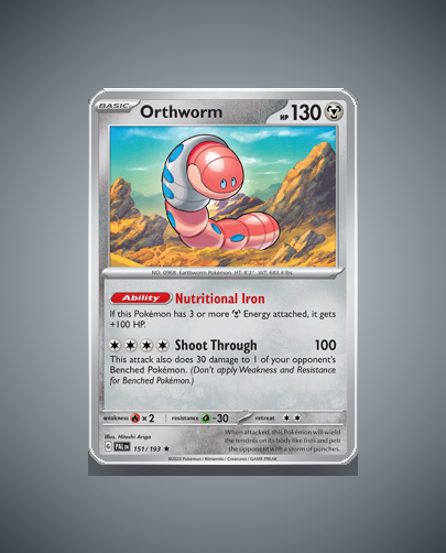 Collector’s Guide: Orthworm (Paldea Evolved #151)