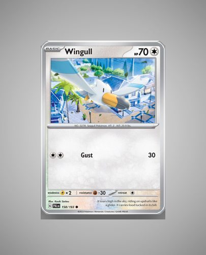 Collector’s Guide: Wingull (Paldea Evolved #158)