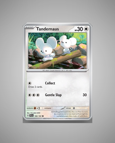 Collector’s Guide: Tandemaus (Paldea Evolved #166)