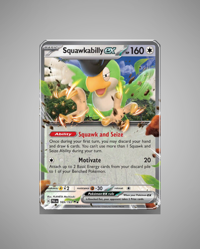 Collector’s Guide: Squawkabilly ex (Paldea Evolved #169)