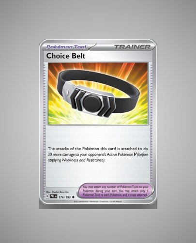 Collector’s Guide: Choice Belt (Paldea Evolved #176)