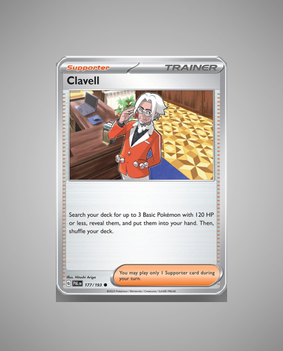 Collector’s Guide: Clavell (Paldea Evolved #177)