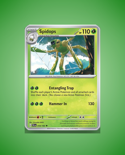 Collector’s Guide: Spidops (Paldea Evolved #18)