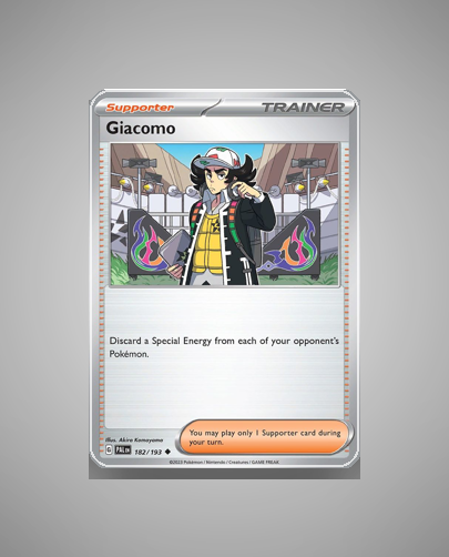 Collector’s Guide: Giacomo (Paldea Evolved #182)