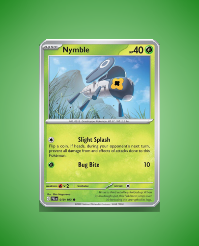 Collector’s Guide: Nymble (Paldea Evolved #19)