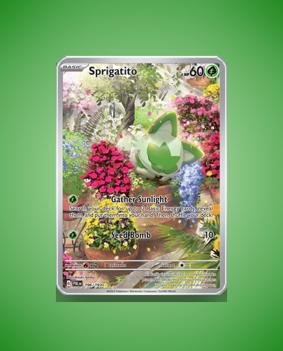 Collector’s Guide: Sprigatito (Paldea Evolved #196)