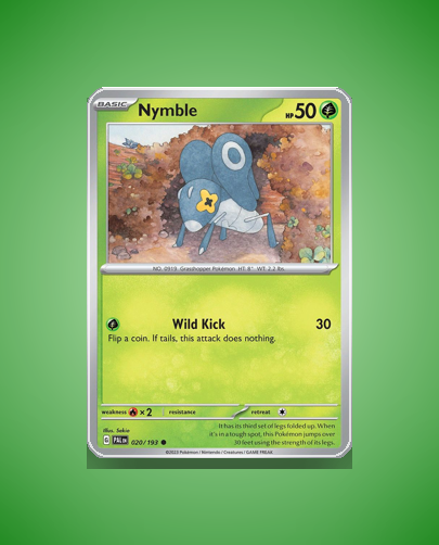 Collector’s Guide: Nymble (Paldea Evolved #20)