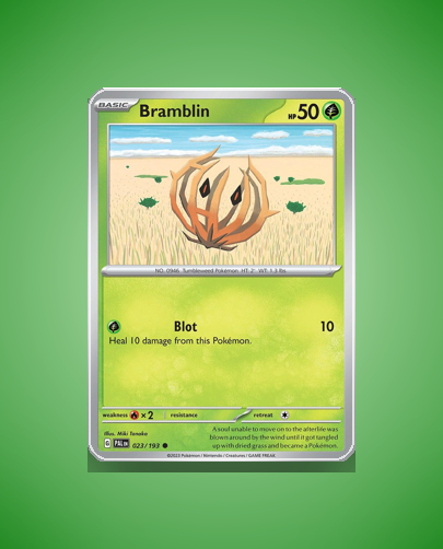 Collector’s Guide: Bramblin (Paldea Evolved #23)