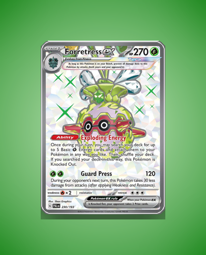 Collector’s Guide: Forretress ex (Paldea Evolved #230)