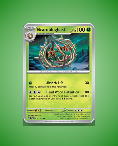 Collector’s Guide: Brambleghast (Paldea Evolved #24)