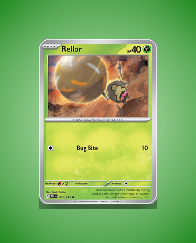 Collector’s Guide: Rellor (Paldea Evolved #25)