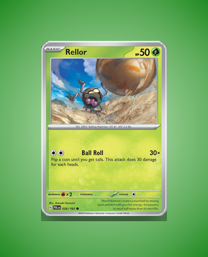 Collector’s Guide: Rellor (Paldea Evolved #26)