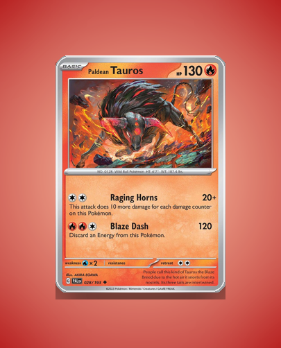 Collector’s Guide: Paldean Tauros (Paldea Evolved #28)