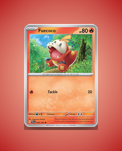 Collector’s Guide: Fuecoco (Paldea Evolved #34)