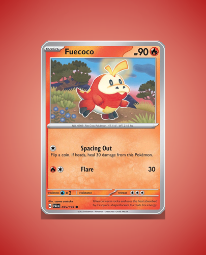 Collector’s Guide: Fuecoco (Paldea Evolved #35)