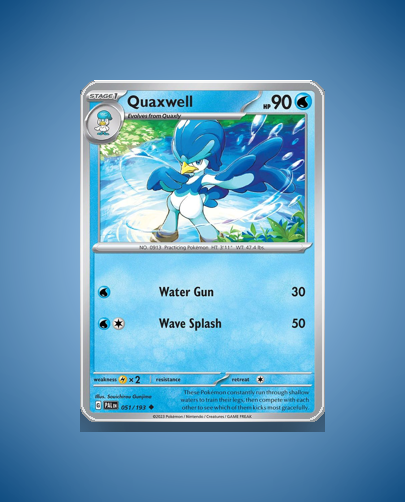 Collector’s Guide: Quaxwell (Paldea Evolved #51)