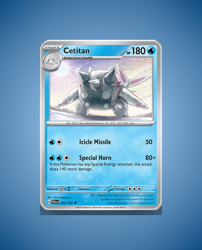 Collector’s Guide: Cetitan (Paldea Evolved #55)