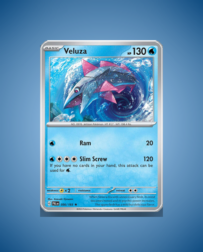Collector’s Guide: Veluza (Paldea Evolved #56)