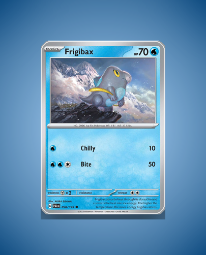 Collector’s Guide: Frigibax (Paldea Evolved #58)