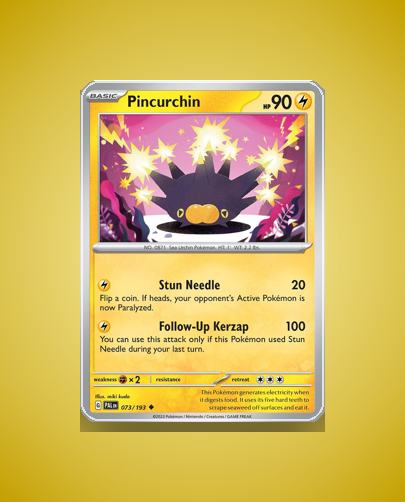 Collector’s Guide: Pincurchin (Paldea Evolved #73)