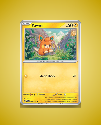 Collector’s Guide: Pawmi (Paldea Evolved #74)