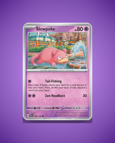 Collector’s Guide: Slowpoke (Paldea Evolved #85)