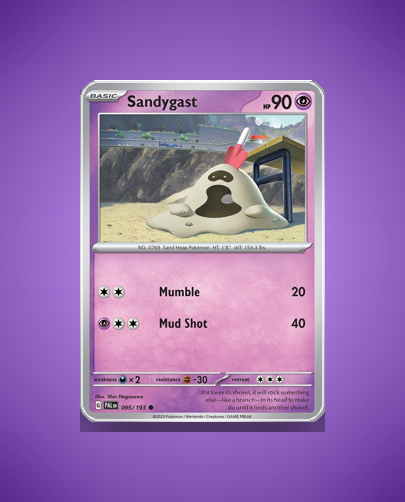 Collector’s Guide: Sandygast (Paldea Evolved #95)