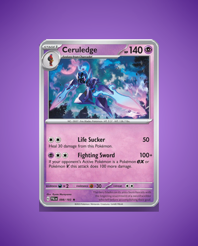 Collector’s Guide: Ceruledge (Paldea Evolved #98)