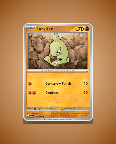 Collector’s Guide: Larvitar (Obsidian Flames #105)