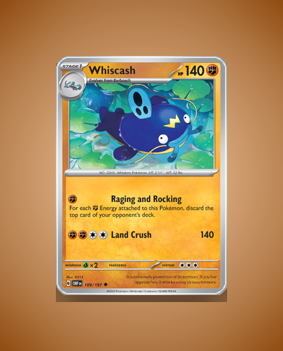 Collector’s Guide: Whiscash (Obsidian Flames #109)