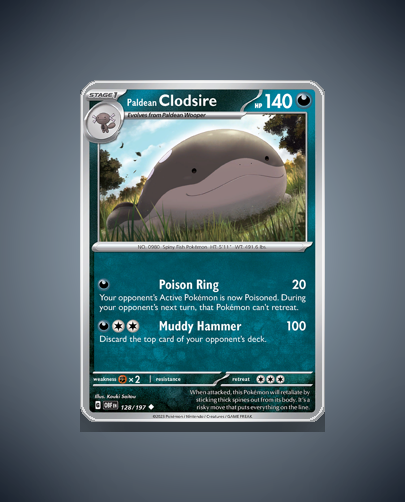 Collector’s Guide: Paldean Clodsire (Obsidian Flames #128)