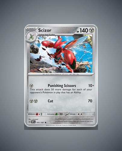 Collector’s Guide: Scizor (Obsidian Flames #141)