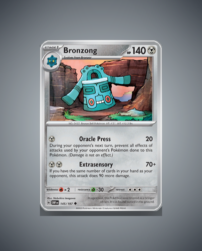 Collector’s Guide: Bronzong (Obsidian Flames #145)