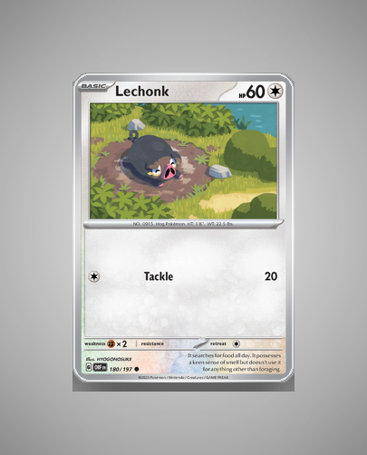 Collector’s Guide: Lechonk (Obsidian Flames #180)