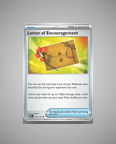 Collector’s Guide: Letter of Encouragement (Obsidian Flames #189)