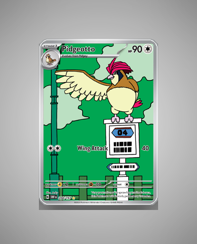 Collector’s Guide: Pidgeotto (Obsidian Flames #208)