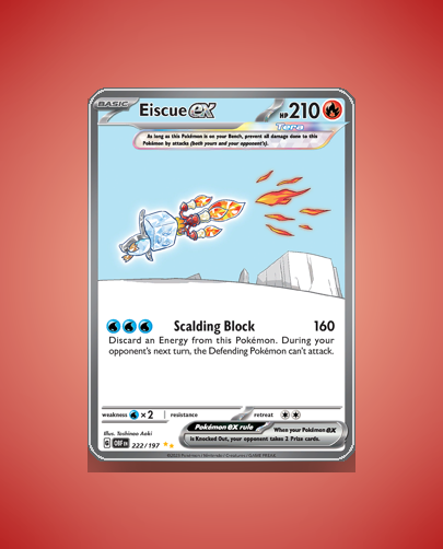 Collector’s Guide: Eiscue ex (Obsidian Flames #222)