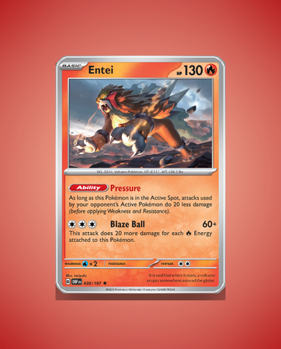 Collector’s Guide: Entei (Obsidian Flames #30)