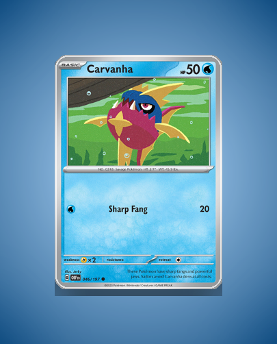 Collector’s Guide: Carvanha (Obsidian Flames #46)