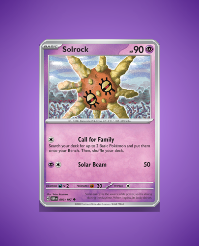 Collector’s Guide: Solrock (Obsidian Flames #93)