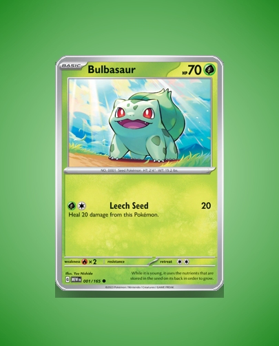 Collector’s Guide: Bulbasaur (151 #1)