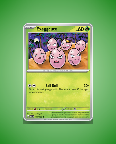 Collector’s Guide: Exeggcute (151 #102)