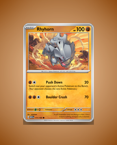 Collector’s Guide: Rhyhorn (151 #111)