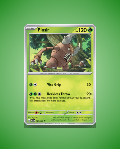Collector’s Guide: Pinsir (151 #127)