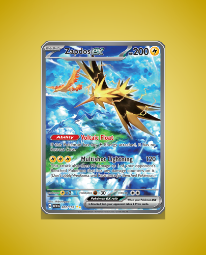 Collector’s Guide: Zapdos ex (151 #202)