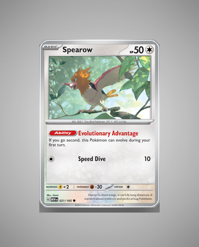 Collector’s Guide: Spearow (151 #21)