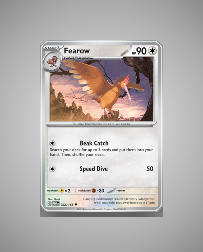 Collector’s Guide: Fearow (151 #22)